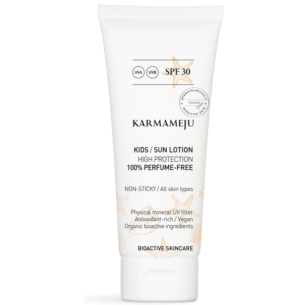 Karmameju trygg naturlig solkrem med fysisk filter for sensitiv hud